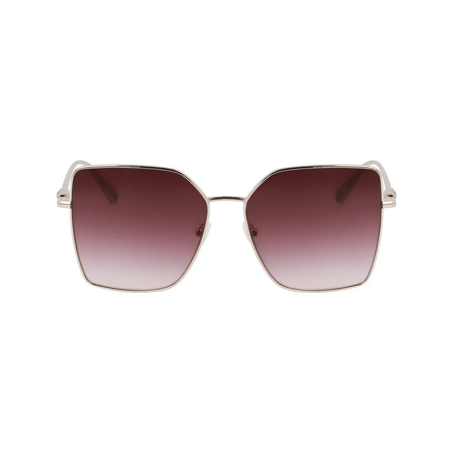 Longchamp Gold Metal Sunglasses