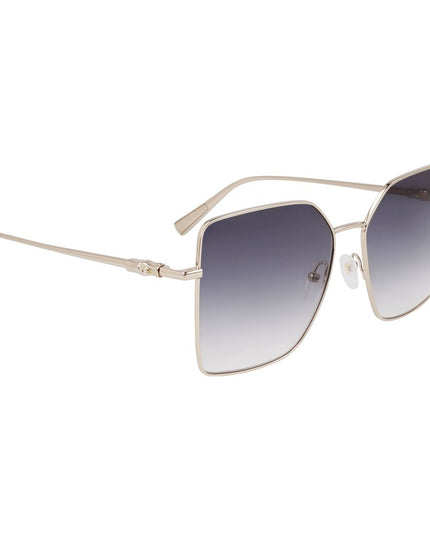 Longchamp Gold Metal Sunglasses