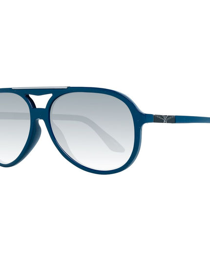 Longines Blue Plastic Sunglasses