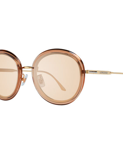 Longines Brown Metal Sunglasses