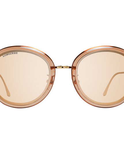 Longines Brown Metal Sunglasses