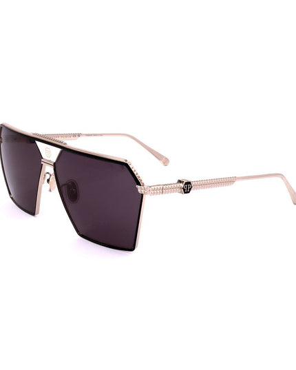 Philipp Plein Gray Titanium Sunglasses