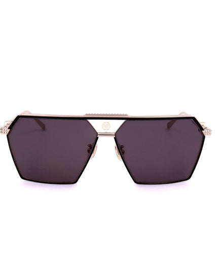 Philipp Plein Gray Titanium Sunglasses
