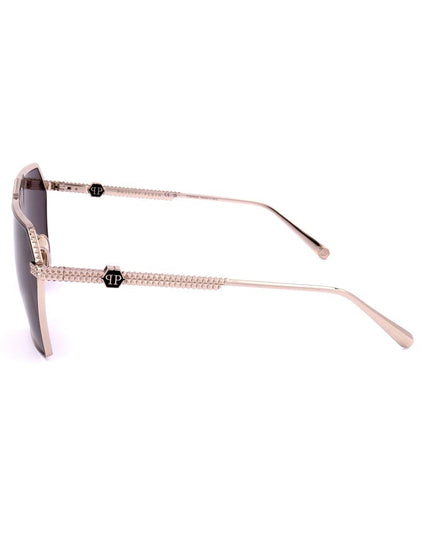 Philipp Plein Gray Titanium Sunglasses