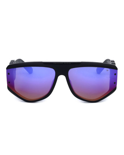 Philipp Plein Black Acetate Sunglasses