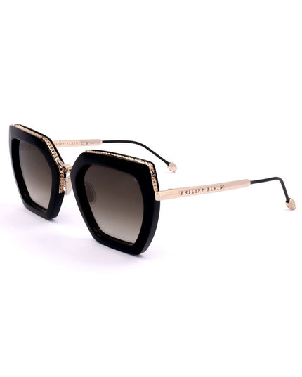 Philipp Plein Black Metal Sunglasses