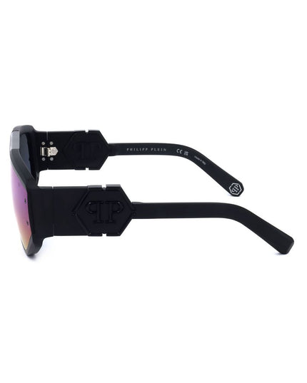Philipp Plein Black Acetate Sunglasses
