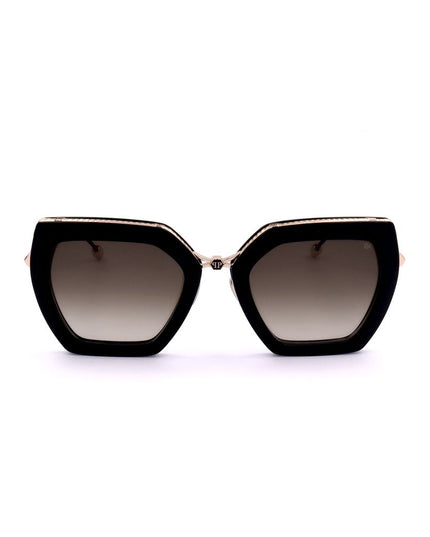 Philipp Plein Black Metal Sunglasses