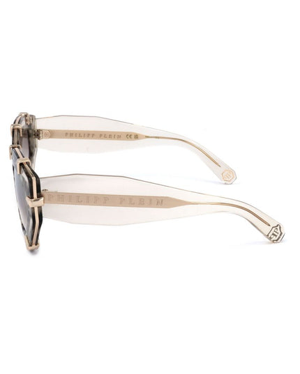 Philipp Plein Beige Acetate Sunglasses