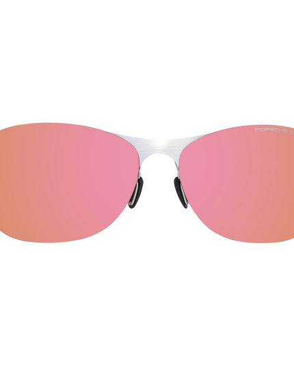 Porsche Design Gray Stainless Steel Sunglasses
