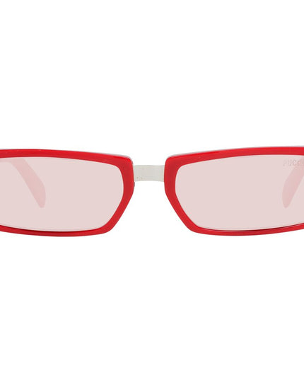 Emilio Pucci Red Plastic Sunglasses