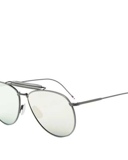 Thom Browne Gray Titanium Sunglasses