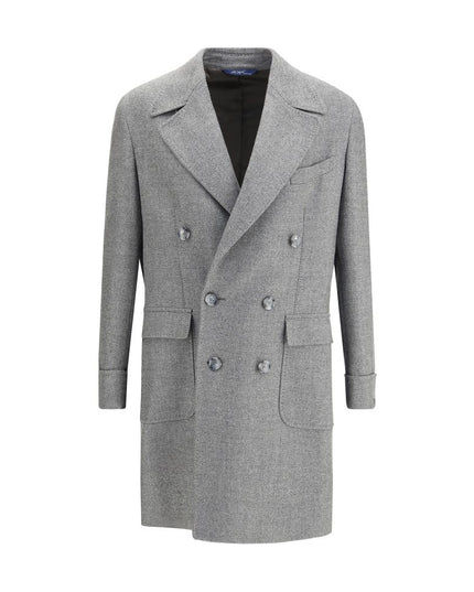 Gi Capri Gray Fleece Wool Coat