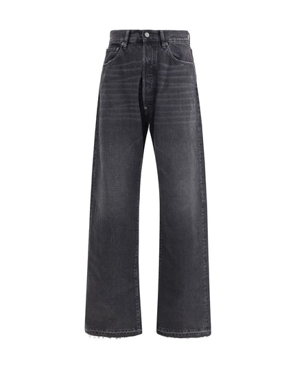 Margiela Black Cotton High-Waisted Jean