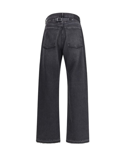 Margiela Black Cotton High-Waisted Jean