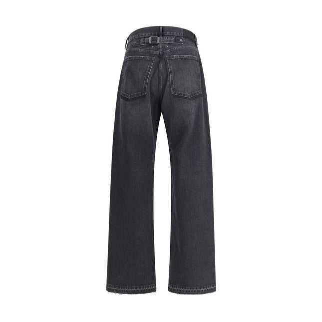 Margiela Black Cotton High-Waisted Jean