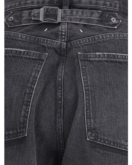 Margiela Black Cotton High-Waisted Jean