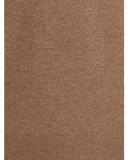 Aragona Cashmere Brown Merino Wool Sweatshirt