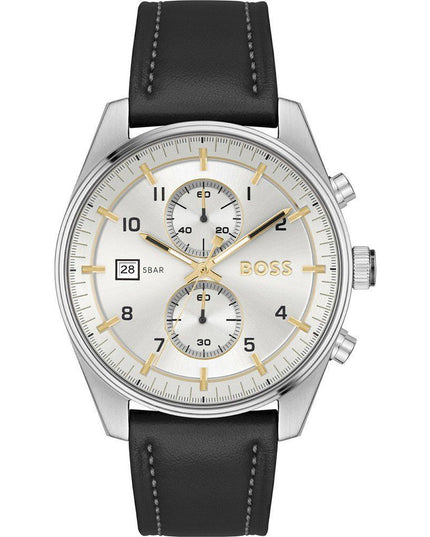 Hugo Boss Black Leather Dress Watch