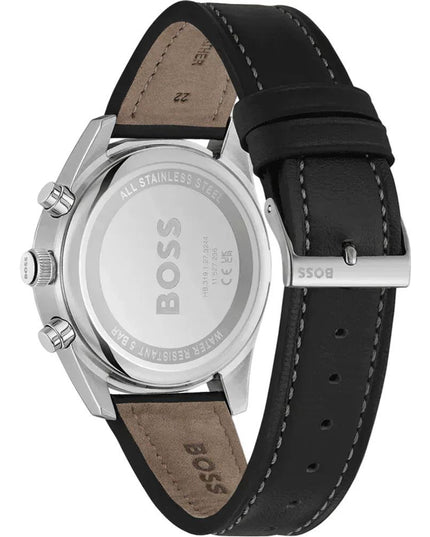 Hugo Boss Black Leather Dress Watch