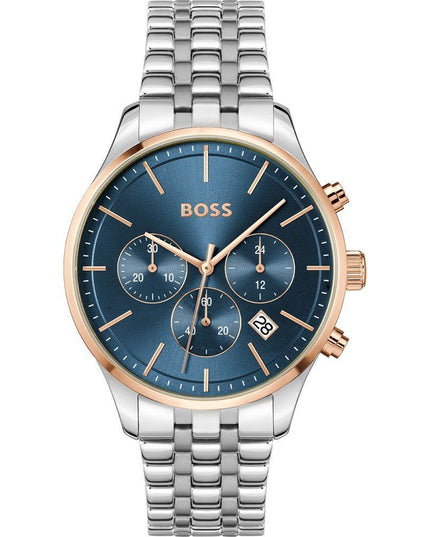 Hugo Boss Gray Stainless Steel Dress Watch