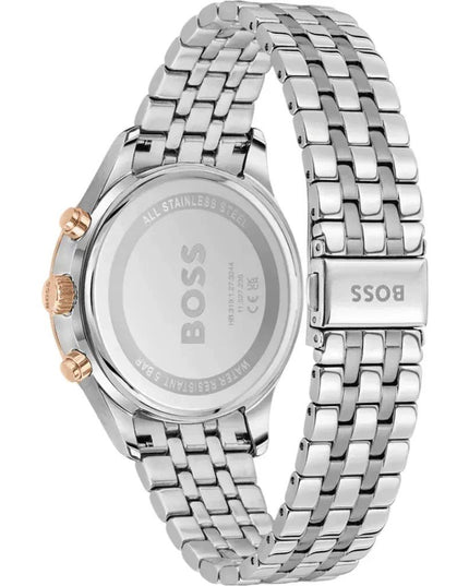 Hugo Boss Gray Stainless Steel Dress Watch