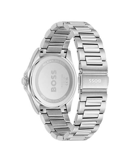 Hugo Boss Gray Stainless Steel Dress Watch
