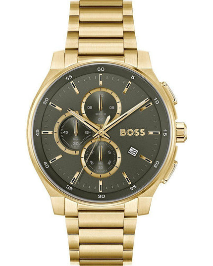 Hugo Boss Gold Stainless Steel Dress Watch