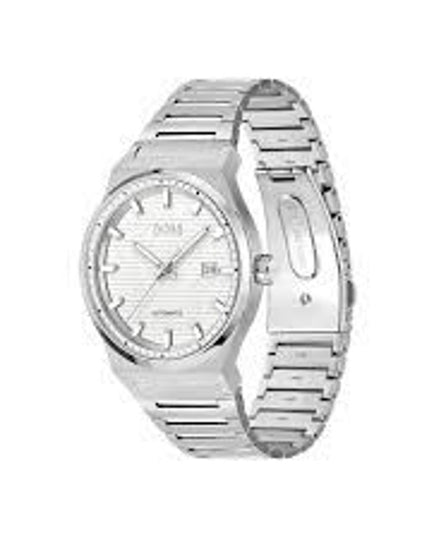 Hugo Boss Gray Stainless Steel Dress Watch