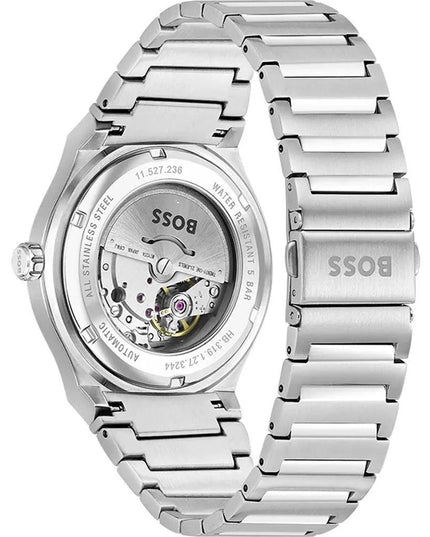 Hugo Boss Gray Stainless Steel Dress Watch