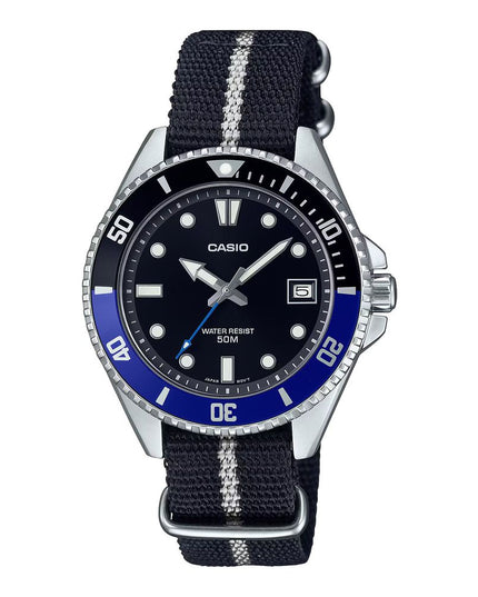 Casio Black Fabric Sport Watch