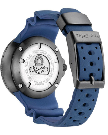 Citizen Blue Rubber Sport Watch