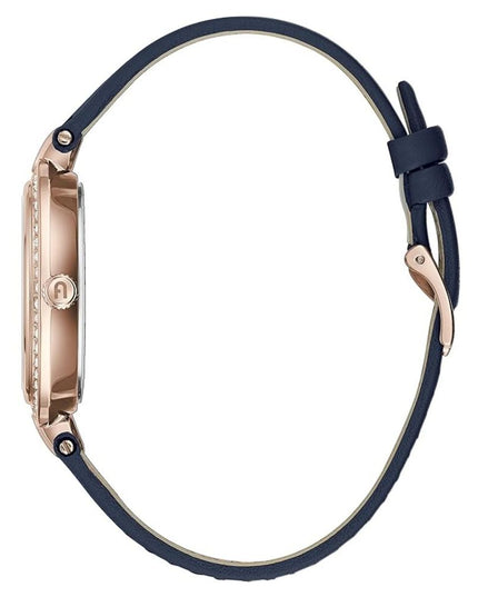 Furla Blue Leather Dress Watch