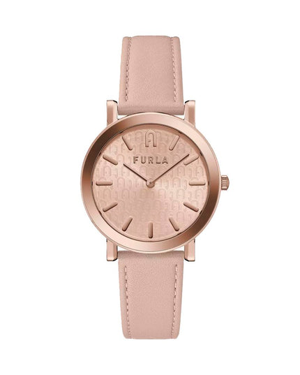 Furla Multicolor Leather Dress Watch