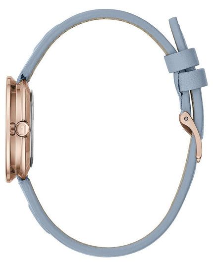 Furla Blue Leather Dress Watch