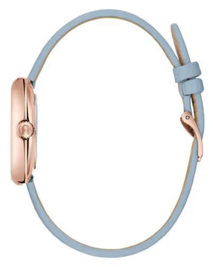 Furla Blue Leather Dress Watch