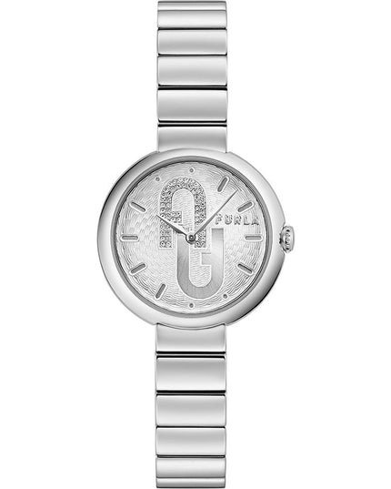 Furla Gray Stainless Steel Dress Watch