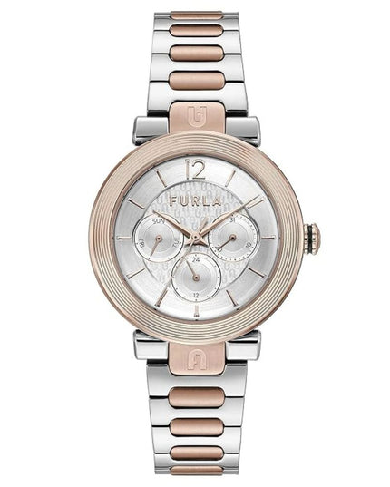 Furla Gray Stainless Steel Dress Watch