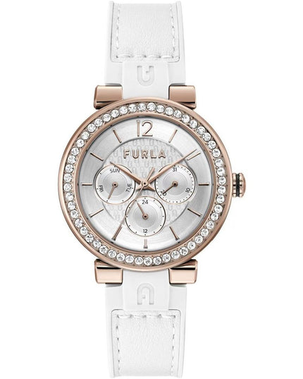Furla White Synthetic Dress Watch