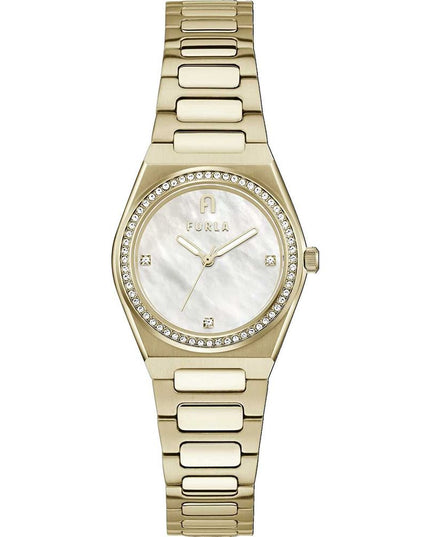Furla Gold Stainless Steel Dress Watch