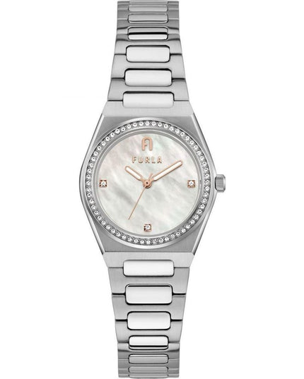 Furla Gray Stainless Steel Dress Watch