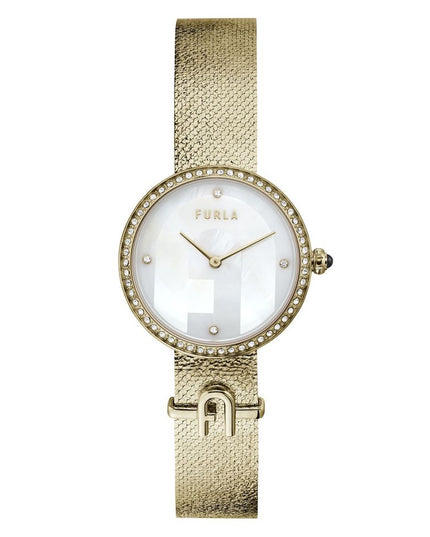 Furla Gold Stainless Steel Dress Watch