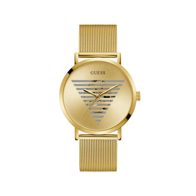 Guess Gold Stainless Steel Dress Watch