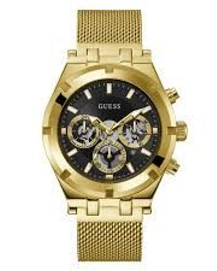 Guess Gold Stainless Steel Dress Watch