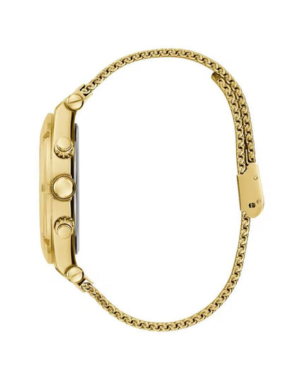 Guess Gold Stainless Steel Dress Watch