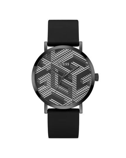 Guess Black Synthetic Dress Watch