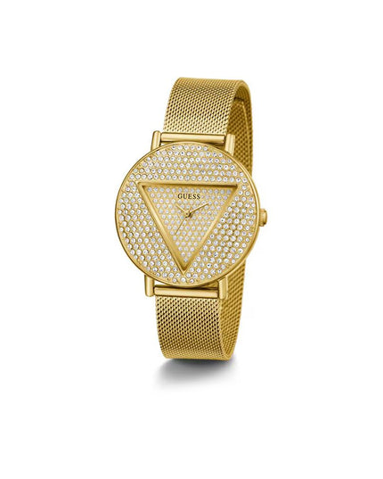 Guess Gold Stainless Steel Dress Watch