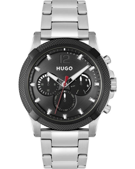 Hugo Boss Gray Stainless Steel Dress Watch