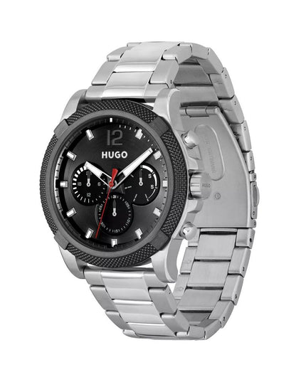 Hugo Boss Gray Stainless Steel Dress Watch