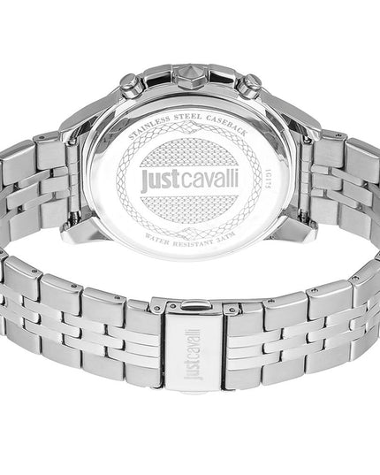 Just Cavalli Gray Stainless Steel Dress Watch